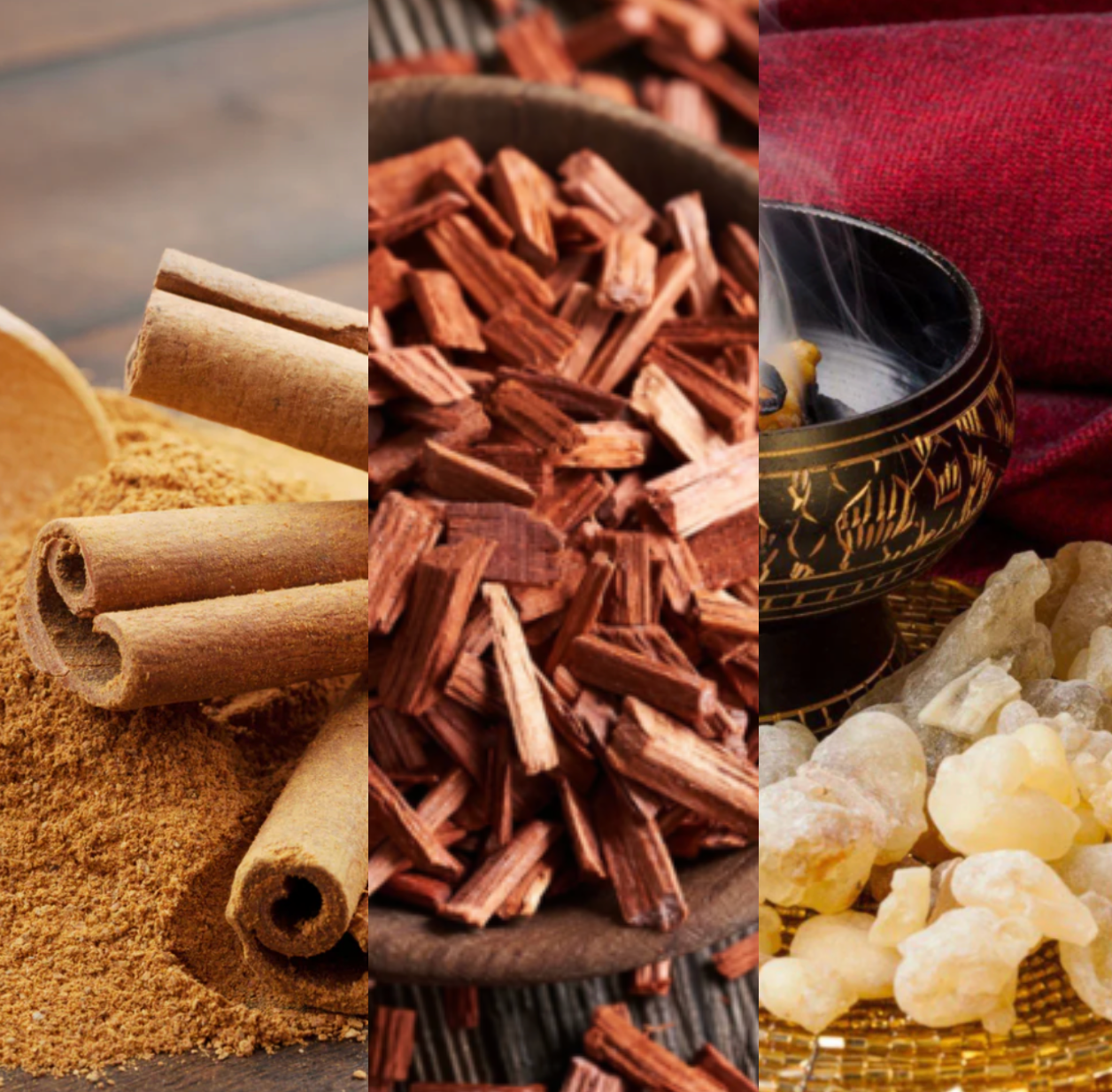 Cinnamon, Sandalwood, and Frankincense car diffuser creating a warm and cozy aromatic atmosphere in a car interior