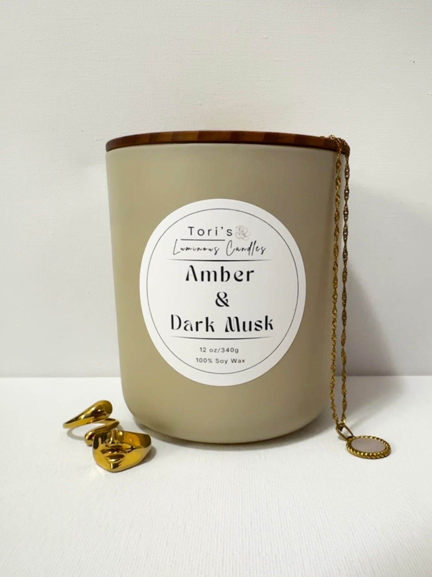 Amber & Dark Musk (12oz)