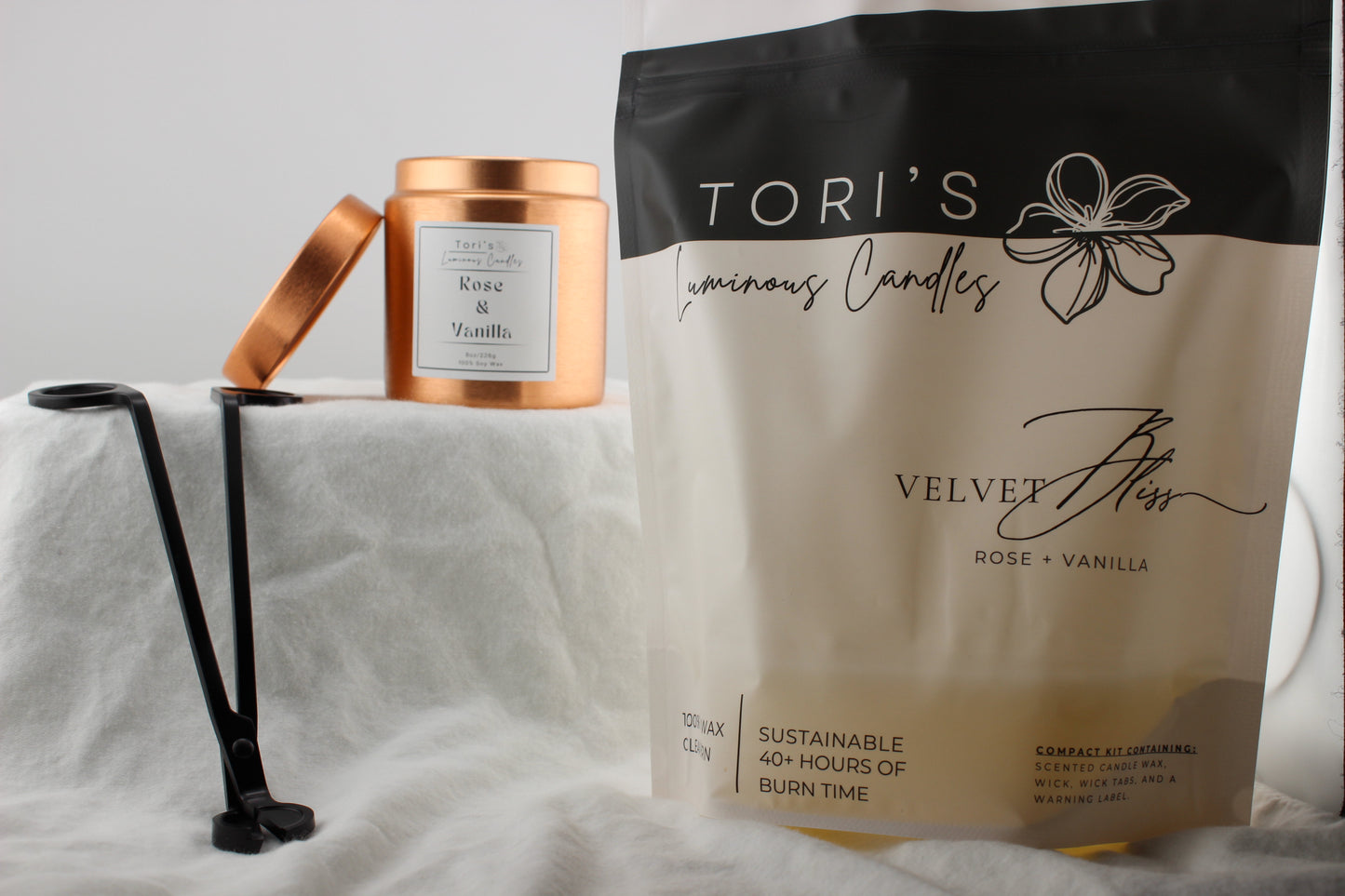 Rose & Vanilla Cozy Candle Bundle