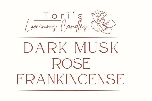 Dark Musk, Rose, and Frankincense car diffuser with elegant design for a calming, luxurious scent in your car.
