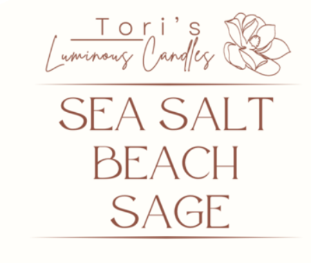 Sea Salt + Beach Sage wax melts and car diffuser set, styled with fresh coastal tones, evoking ocean air and sage for a clean, uplifting fragrance.