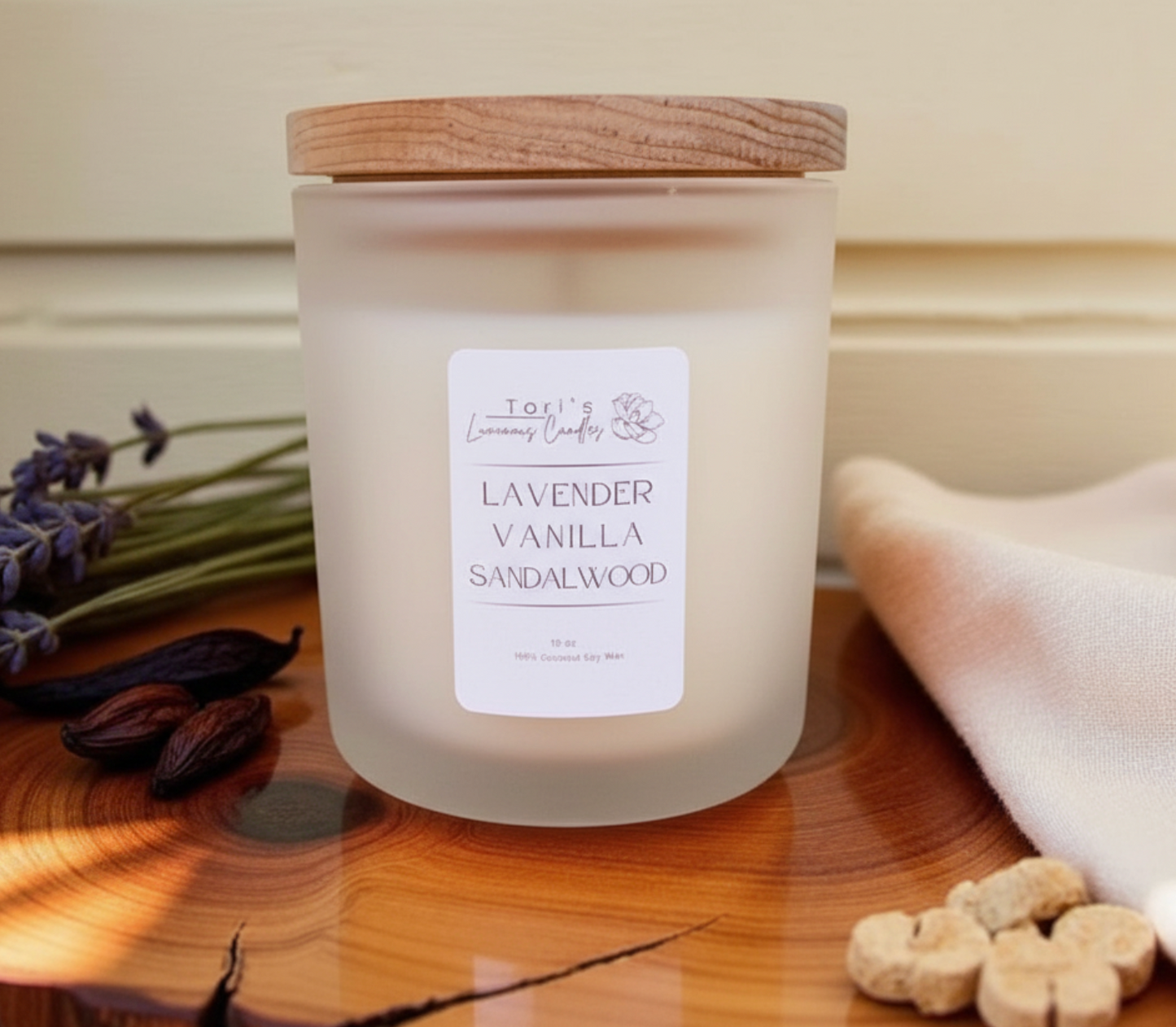Lavender + Vanilla + Sandalwood